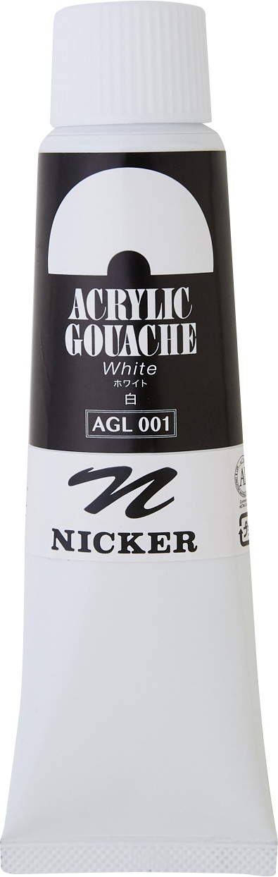 アクリックガッシュ50ｍｌ　全2種（白・黒）